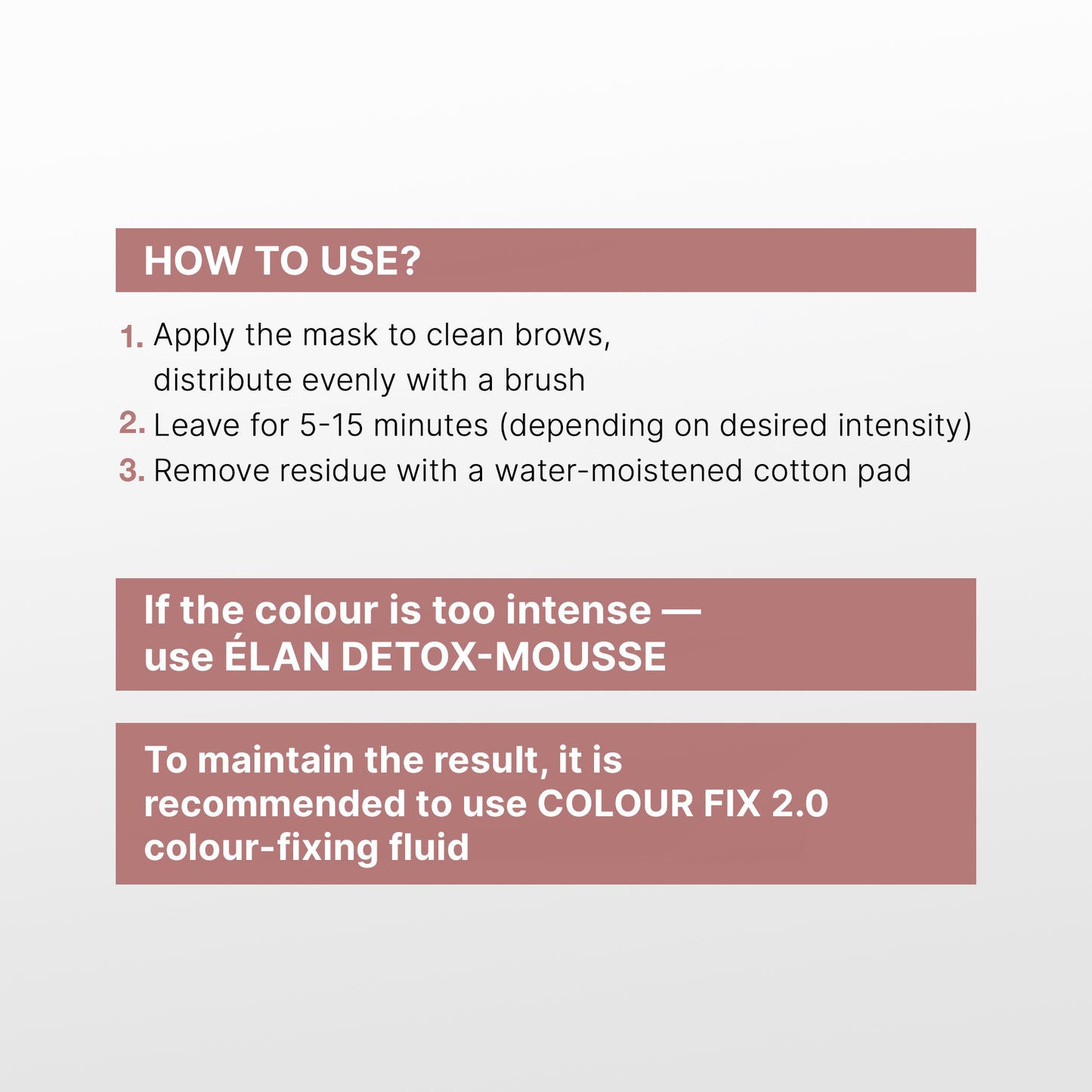 COLOR BROW MASK 2.0: 2-in-1 Toning Eyebrow Mask, 11 AMETHYST
