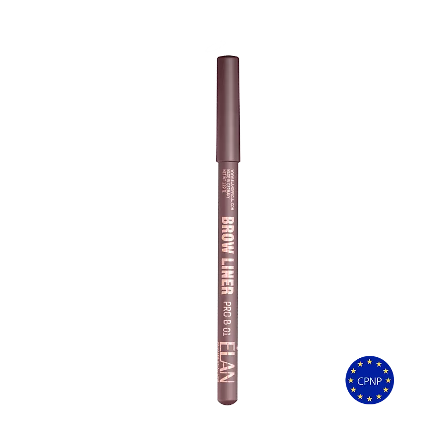 Powder Eyebrow Pencil Brow Liner Pro B 01 medium brown