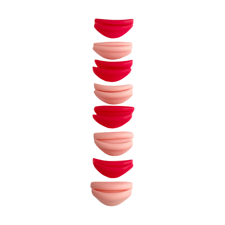 Duo Lash Lift Silicone Pads Set BLUSH CURL with D & C Curls