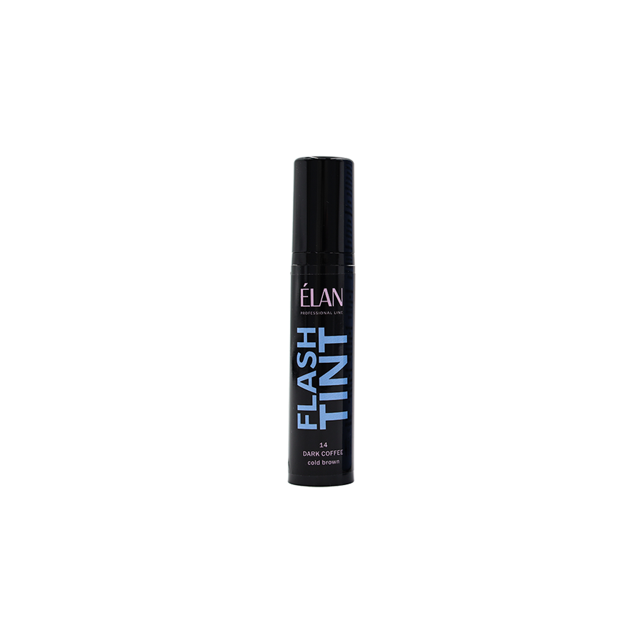 Direct eyebrow tinting system «FLASH TINT» 14 Dark Coffee (cold brown)