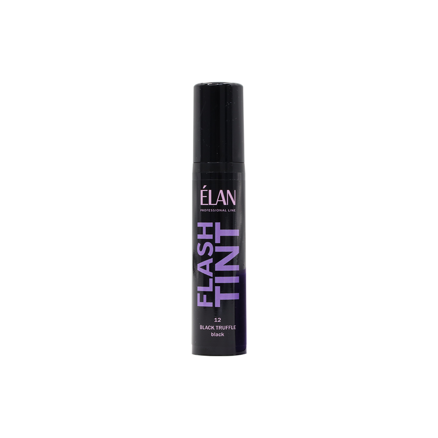 Direct color eyebrow tinting system «FLASH TINT» 12 Black Truffle (black)