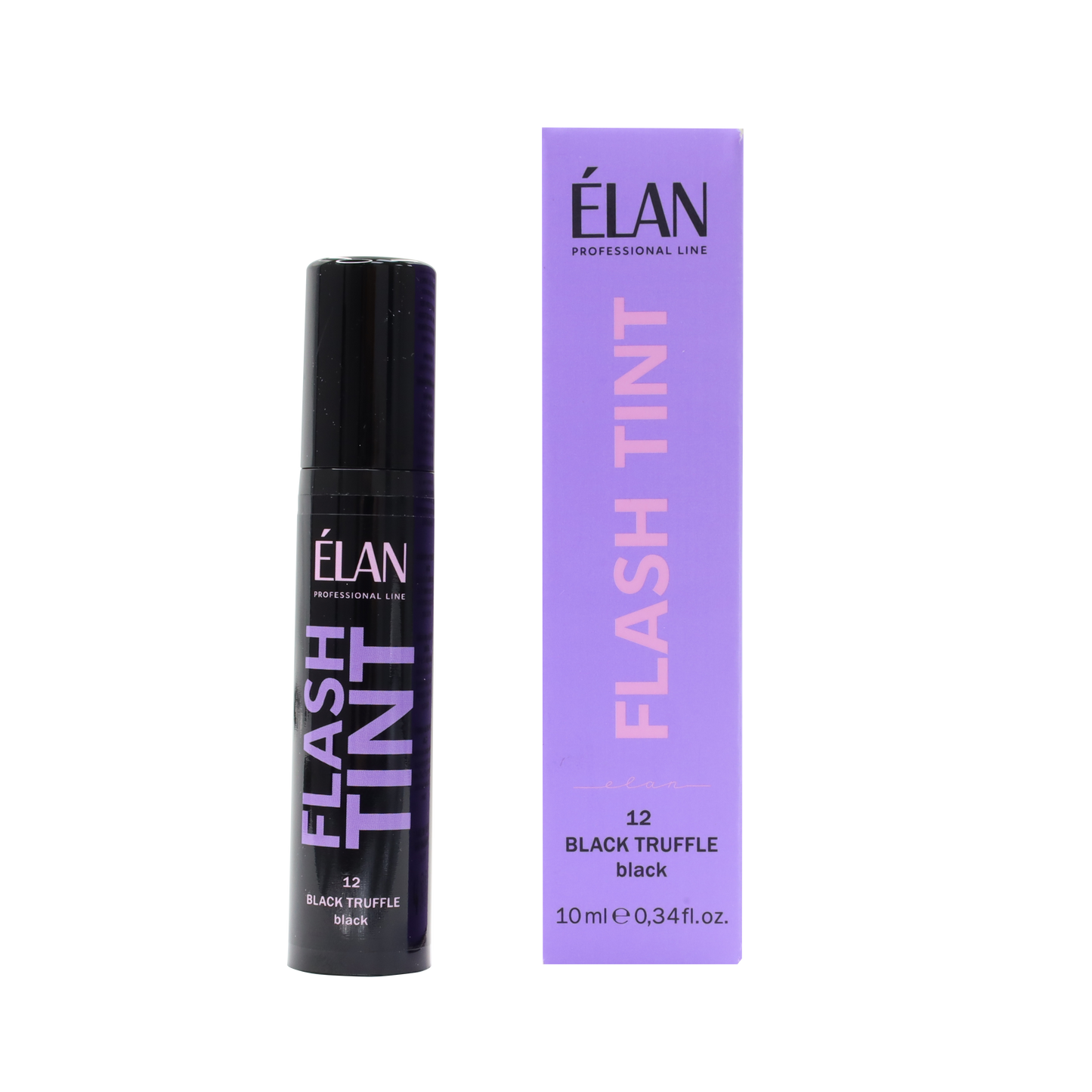 Direct color eyebrow tinting system «FLASH TINT» 12 Black Truffle (black)