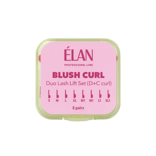 Duo Lash Lift Silicone Pads Set BLUSH CURL with D & C Curls