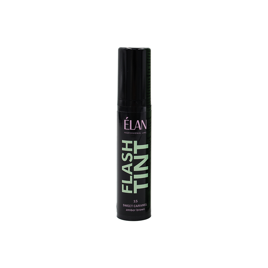 Direct eyebrow tinting system «FLASH TINT» 15 Sweet Caramel (amber brown)